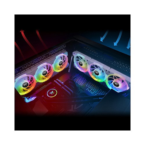 Thermaltake SWAFAN EX12 RGB Blanco Pack de 3 Thermaltake SWAFAN EX12 RGB Blanco Pack de 3