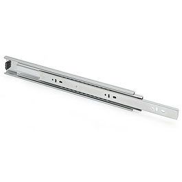 HERRAJES ALK Guia Bolas H45 Extraccion Total Largo 1000Mm Carga 45Kg Acero Zincado