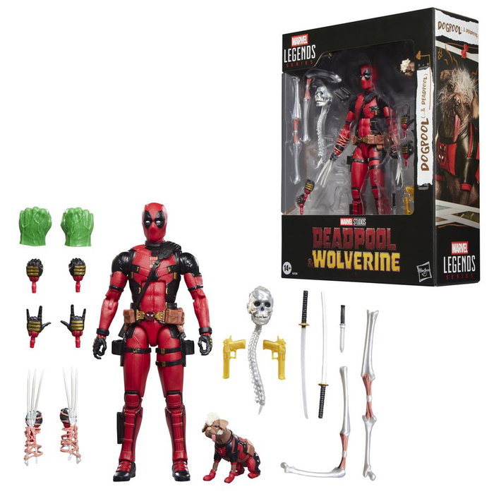 Hasbro Marvel Legends Deadpool & Wolverine Figura Deadpool y Dogpool 15 cm