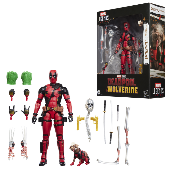 Hasbro Marvel Legends Deadpool & Wolverine Figura Deadpool y Dogpool 15 cm