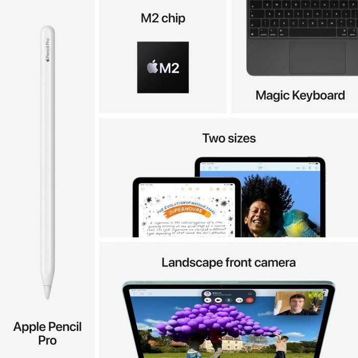 Apple iPad Air 13 Wi-Fi 128GB Gris 6.ª Gen