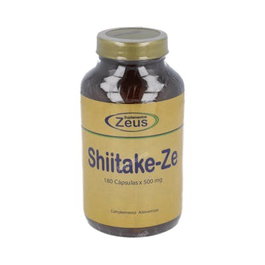 ZEUS Shiitake-Ze 400Mg 180Cap. Complemento Sistema Inmune y Detoxificación con Shiitake y Vitamina C