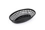 Inde Cesta para Pan Ovalada de Plástico (PP), 24 cm x 15 cm x 4 cm, Ideal para Barras de Pan (36 Unidades)