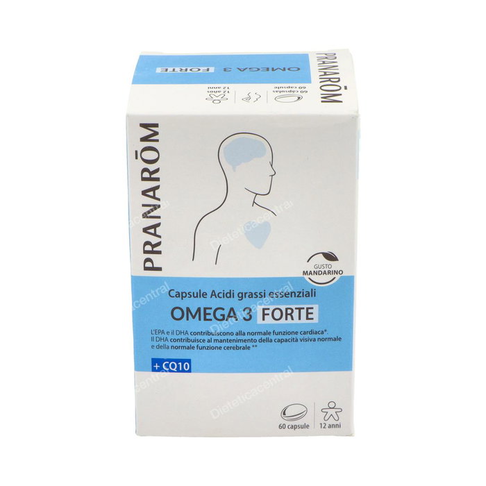 Pranarom Omega 3 Forte con EPA, DHA y Coenzima Q10 - 60 Cápsulas Pranarom Omega 3 Forte con EPA, DHA y Coenzima Q10 - 60 Cápsulas