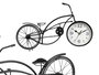 Giftdecor Reloj Forja Bicicleta Negro 42 cm Ancho x 24 cm Alto x 10 cm Largo (Set de 4)