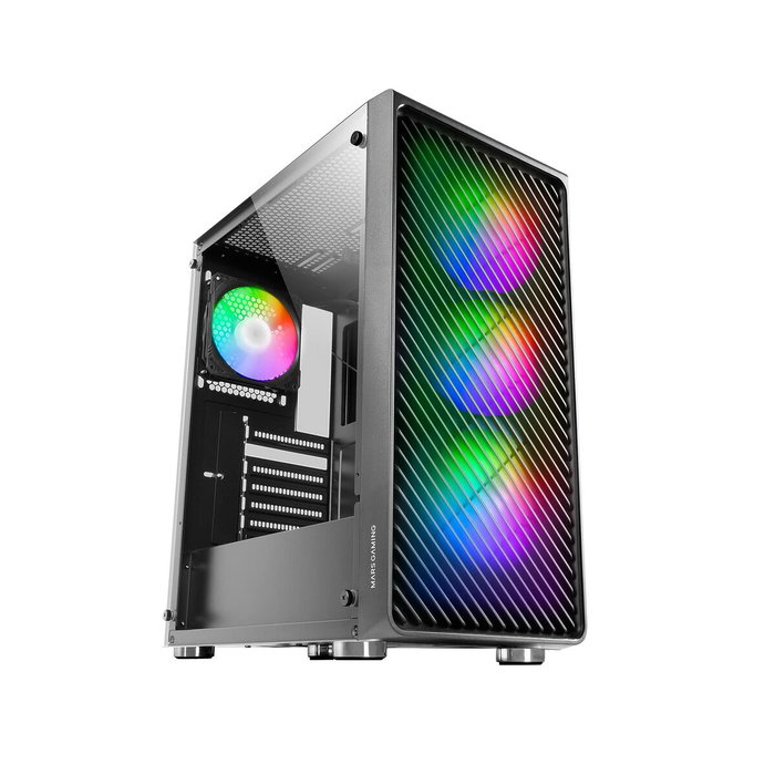 Mars Gaming MC-F Semitorre Gaming con ARGB y Cristal Templado