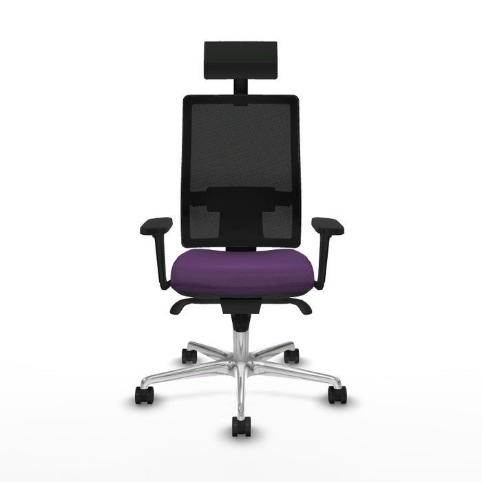 PIQUERAS Y CRESPO Silla de oficina Horna con mecanismo Sincro, Morado y Negro PIQUERAS Y CRESPO Silla de oficina Horna con mecanismo Sincro, Morado y Negro