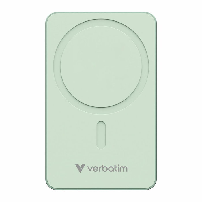 Verbatim Essential Power Bank Magnética Inalámbrica 10.000 mAh Verde