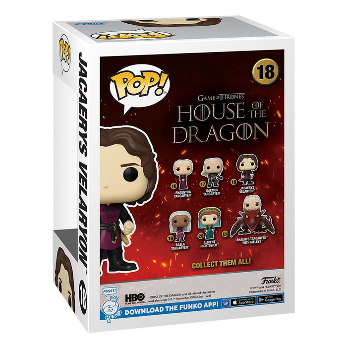 FUNKO Figura POP La Casa del Dragón Jarcarys Valaryon