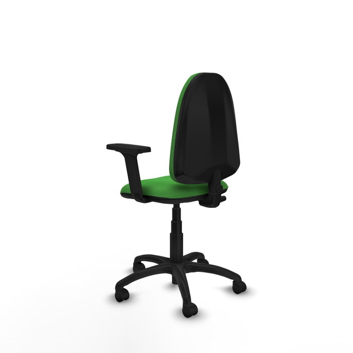 PIQUERAS Y CRESPO Silla de oficina Aýna Verde con Brazos 2D