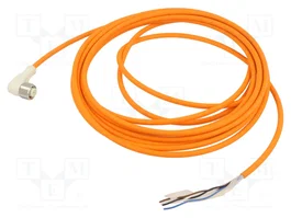 TELEMECANIQUE SENSORS Cable para sensores XZCP, M12 hembra angular, 4 pines, 5m
