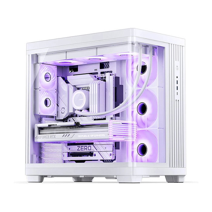 Jonsbo TK-4 Chasis Midi-Tower ATX con Vidrio Templado - Blanco