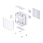 Jonsbo TK-4 Chasis Midi-Tower ATX con Vidrio Templado - Blanco