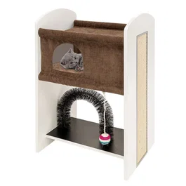 Ferplast Rascador para Gatos Árbol Leo 50 x 37 x h 84 cm