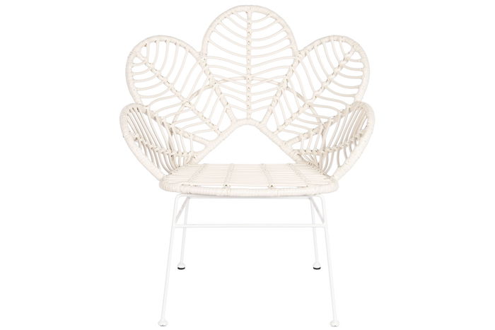DKD Home Decor Silla Terraza Y Jardin Blanco 67 x 86 x 76 cm (2 Unidades)