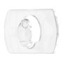 3M Command Mini Gancho Decorativo Transparente, 20 uds + 24 tiras