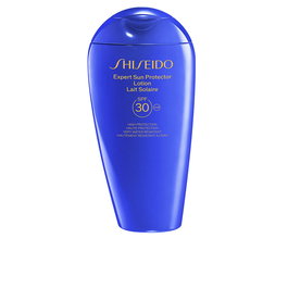 Shiseido Expert Sun Protector Lotion - Protector Solar SPF 30 UVA/UVB, Resistente al Agua, Piel Radiante, 300 ml