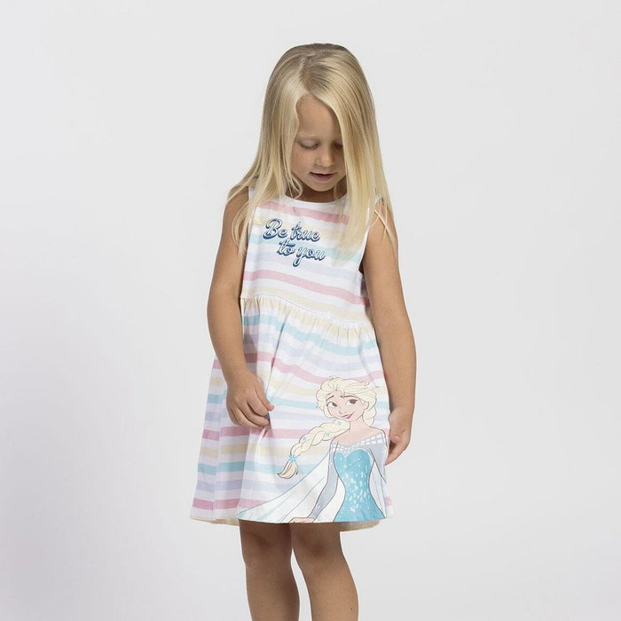 Cerdá Vestido Single Jersey Frozen 5 Años Multicolor