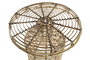 DKD Home Decor Mesita Auxiliar Balines Ratan Natural 48x48x45 cm