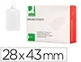 Q-connect Etiquetas Colgantes 28x43 mm Caja de 500 Unidades