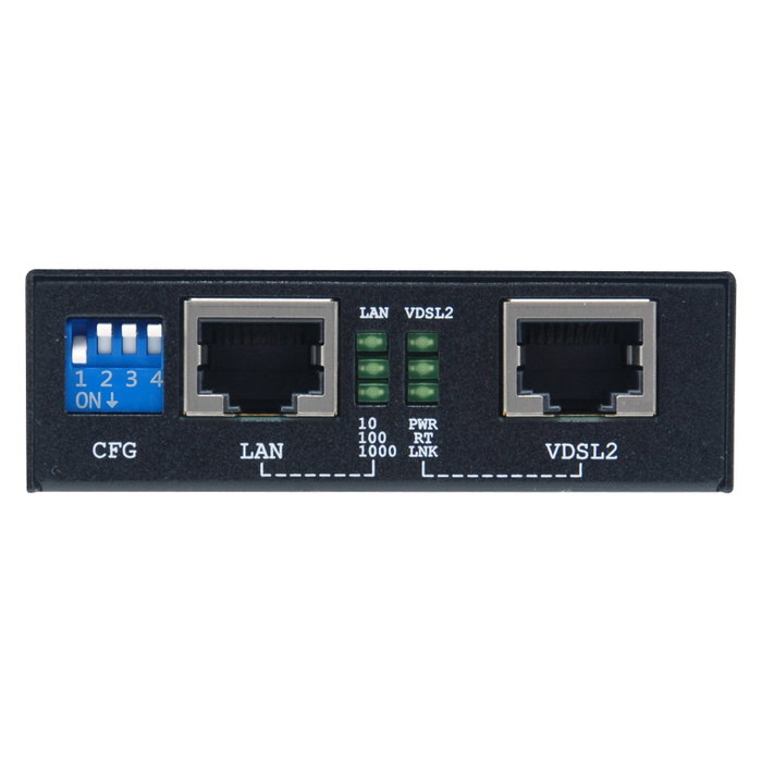 Level One VDS-2201 Convertidor de medios de red VDSL2 10/100/1000 GbE Negro