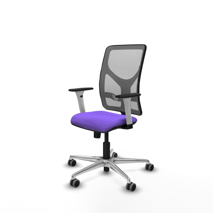 PIQUERAS Y CRESPO Silla de oficina Motilla con mecanismo Sincro, Lila y Gris PIQUERAS Y CRESPO Silla de oficina Motilla con mecanismo Sincro, Lila y Gris
