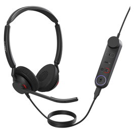 Jabra Engage 50 II Auriculares Alámbricos USB-C para Microsoft Teams con Certificación Cisco Zoom Google Meet