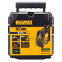 DeWALT Nivel Láser Cruz Verde DW088CG, 30 m Alcance, Haz Horizontal/Vertical, Funciona con 3 Baterías AA