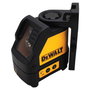 DeWALT Nivel Láser Cruz Verde DW088CG, 30 m Alcance, Haz Horizontal/Vertical, Funciona con 3 Baterías AA
