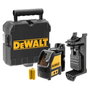 DeWALT Nivel Láser Cruz Verde DW088CG, 30 m Alcance, Haz Horizontal/Vertical, Funciona con 3 Baterías AA
