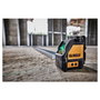 DeWALT Nivel Láser Cruz Verde DW088CG, 30 m Alcance, Haz Horizontal/Vertical, Funciona con 3 Baterías AA