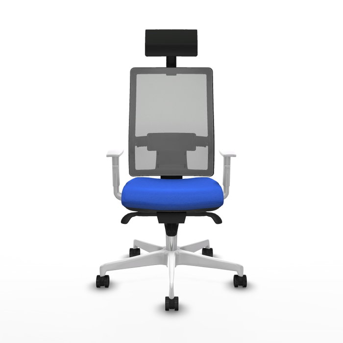 PIQUERAS Y CRESPO Silla de oficina Horna con mecanismo Sincro, Azul y Gris PIQUERAS Y CRESPO Silla de oficina Horna con mecanismo Sincro, Azul y Gris