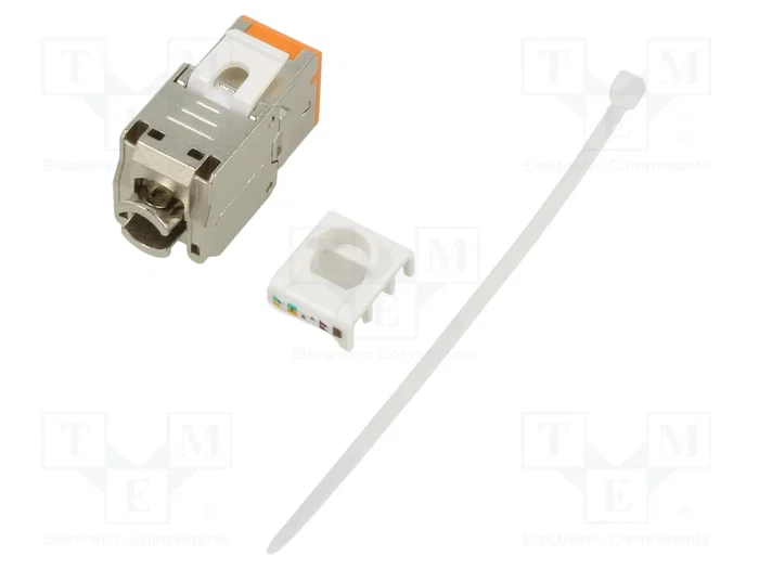 GOOBAY Módulo RJ45 Keystone Cat 6a de plata GOOBAY Módulo RJ45 Keystone Cat 6a de plata
