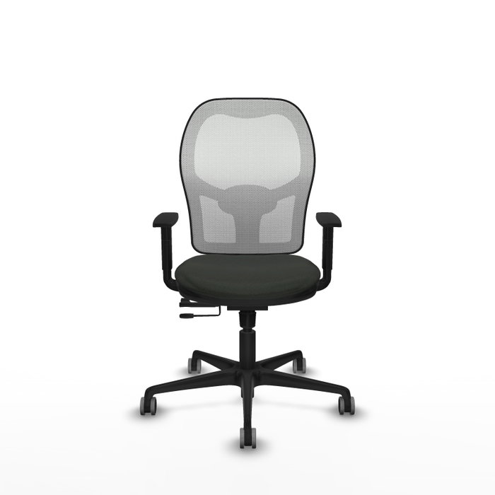 PIQUERAS Y CRESPO Silla de oficina Jorquera con mecanismo Sincro/Traslack, Negro y Blanco PIQUERAS Y CRESPO Silla de oficina Jorquera con mecanismo Sincro/Traslack, Negro y Blanco