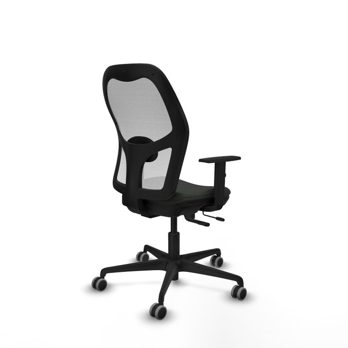 PIQUERAS Y CRESPO Silla de oficina Jorquera con mecanismo Sincro/Traslack, Negro y Blanco PIQUERAS Y CRESPO Silla de oficina Jorquera con mecanismo Sincro/Traslack, Negro y Blanco