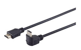 MicroConnect Cable HDMI 1.4 con Ángulo de 270°, 2m, Ahorro de Espacio para Pantallas Planas