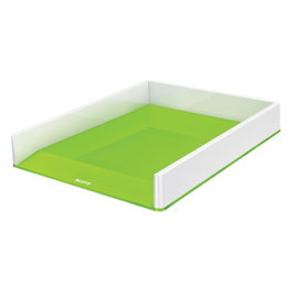 Bandeja Sobremesa Leitz Wow Dual Verde Metalizado/Blanco