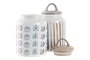 DKD Home Decor Bote de Gres Africa Mate Surtido