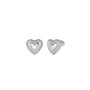 Guess JUBE05020JWRHT-U Pendientes Beloved en Acero Inoxidable Gris