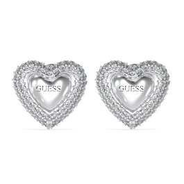 Guess JUBE05020JWRHT-U Pendientes Beloved en Acero Inoxidable Gris