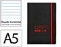 Antartik Antartik Notes Cuaderno A5 Tapa Blanda Hojas Rayas Negro y Rojo 80 Hojas 80gr FSC