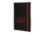 Antartik Antartik Notes Cuaderno A5 Tapa Blanda Hojas Rayas Negro y Rojo 80 Hojas 80gr FSC
