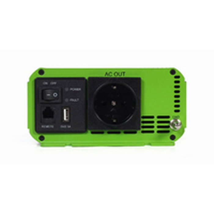 EnerGenie EG-PWC-PS500-01 Inversor de Corriente Auto 500 W Negro, Verde EnerGenie EG-PWC-PS500-01 Inversor de Corriente Auto 500 W Negro, Verde