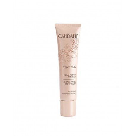 Caudalie Teint Divin Mineral Tinted Moisturizer Medium To Dark Skin