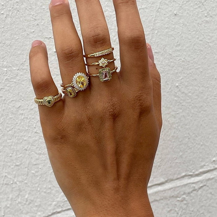 Anillo Mujer 24KAE 124162Y/58 Dorado