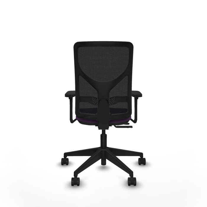 PIQUERAS Y CRESPO Silla de oficina Motilla con mecanismo Sincro/Traslack, Morado y Negro
