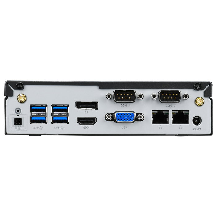 Shuttle Computer DL40N Barebone Slim Mini PC Intel N150 4-Core 3.6GHz DDR5 16GB Max WiFi NO 65W Windows 11 Compatible HDD SSD Negro
