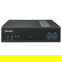 Shuttle Computer DL40N Barebone Slim Mini PC Intel N150 4-Core 3.6GHz DDR5 16GB Max WiFi NO 65W Windows 11 Compatible HDD SSD Negro