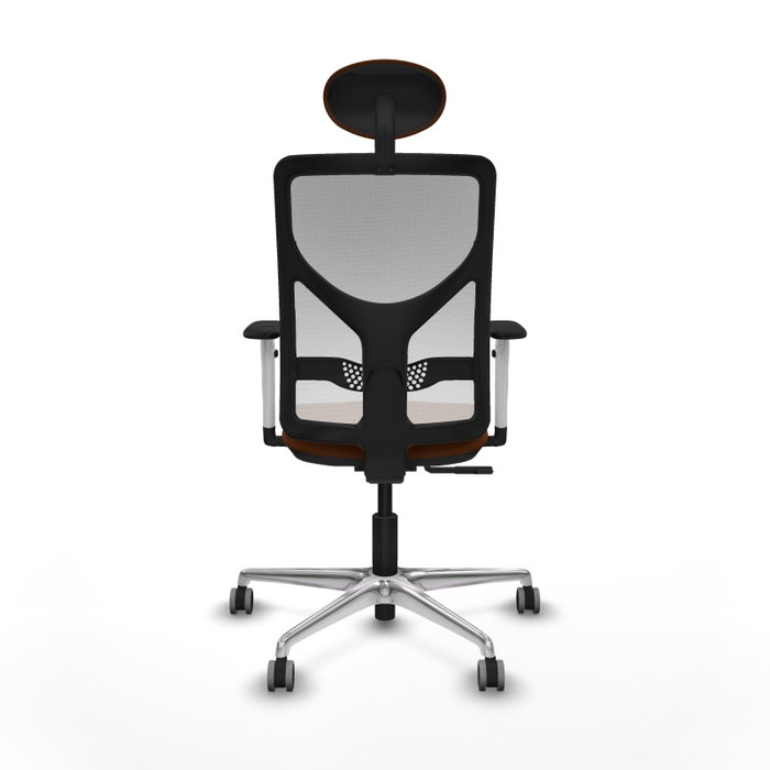 PIQUERAS Y CRESPO Silla de oficina Motilla con mecanismo Sincro, Marrón y Blanco PIQUERAS Y CRESPO Silla de oficina Motilla con mecanismo Sincro, Marrón y Blanco