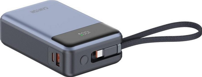 Canyon OnPower 600 Powerbank 20.000 mAh PD65W incl. Cable gris oscuro